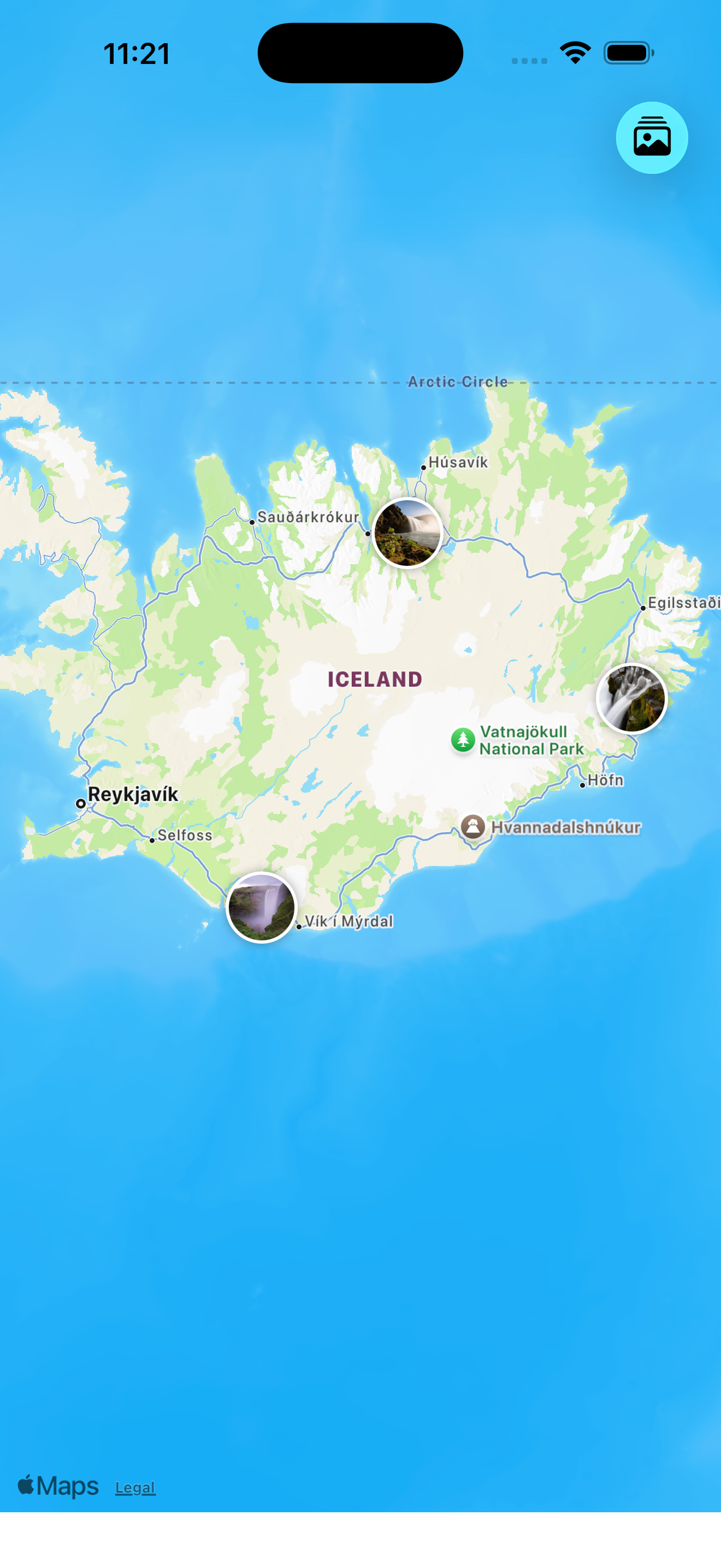 See your albums photos on a map